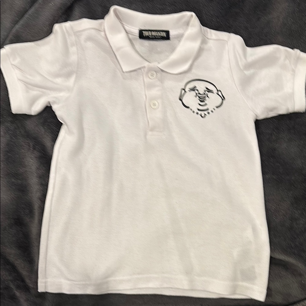 White Polo Shirt for Kids
